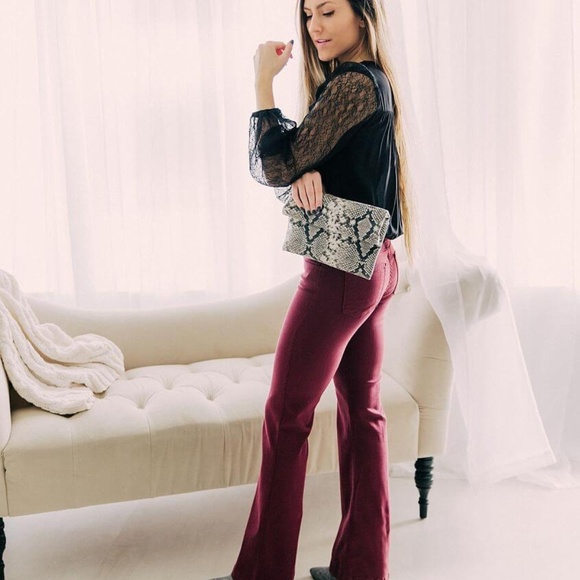 Buckle Denim - Maroon bridge by gly flares